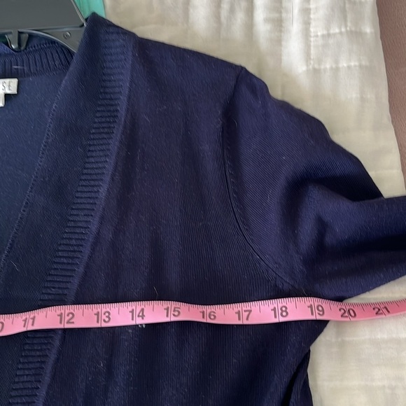 NWOT Spease Women’s Navy Blue Cardigan Size Large - Picture 6 of 9